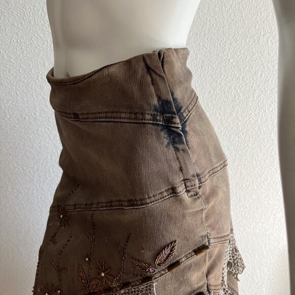 Vintage Y2K BOHO Chagal 2 Woodland Fairy Skirt Size 4 - Picture 7 of 16